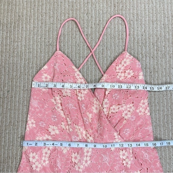 NBD Marilyn Blush & Ivory Lace Sleeveless Dress Size XL Women - Picture 14 of 15